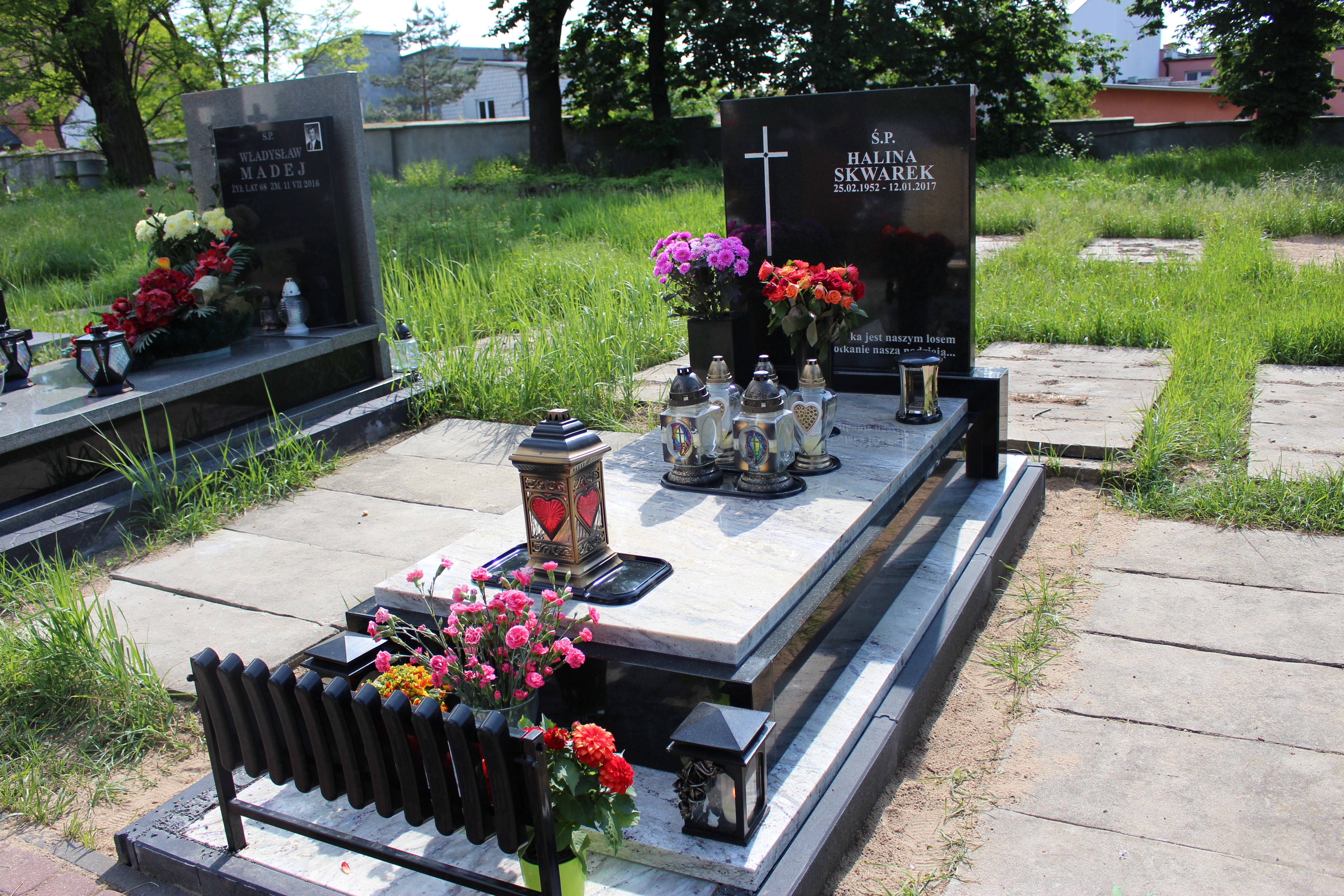 Grób Halina Skwarek
